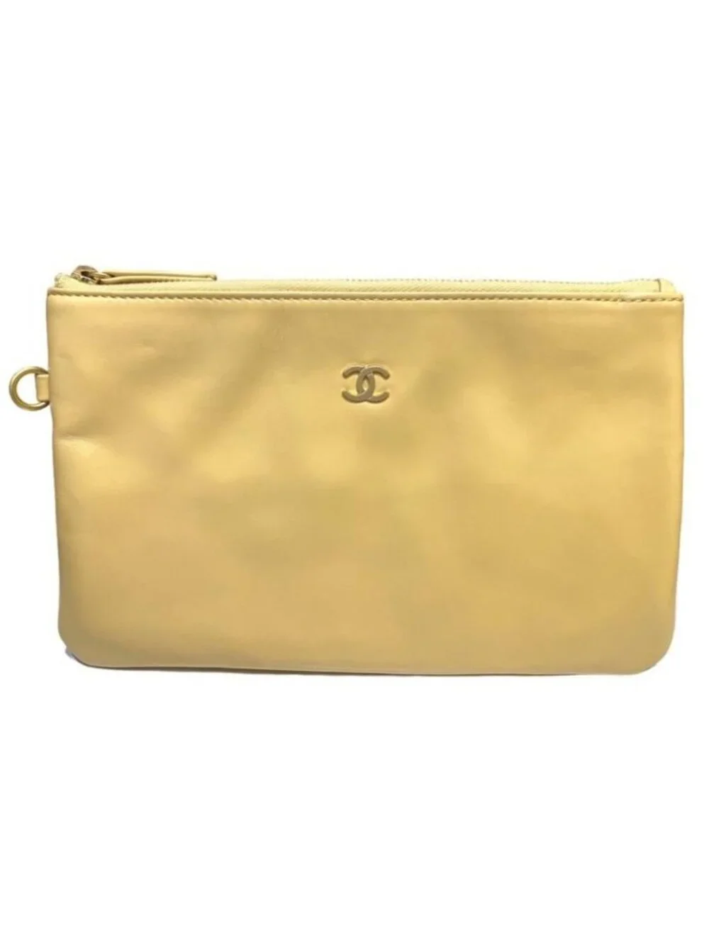 Chanel 22 Tote Small Handbag As3260 Quilted Plate Yellow